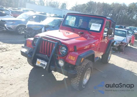 2000 Jeep Wrangler Sport из США, поврежденный, VIN 1J4FA49S3YP772878